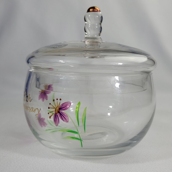 Fenton Artware 50th Anniversary Glass Candy Jar - Picture 6 of 14